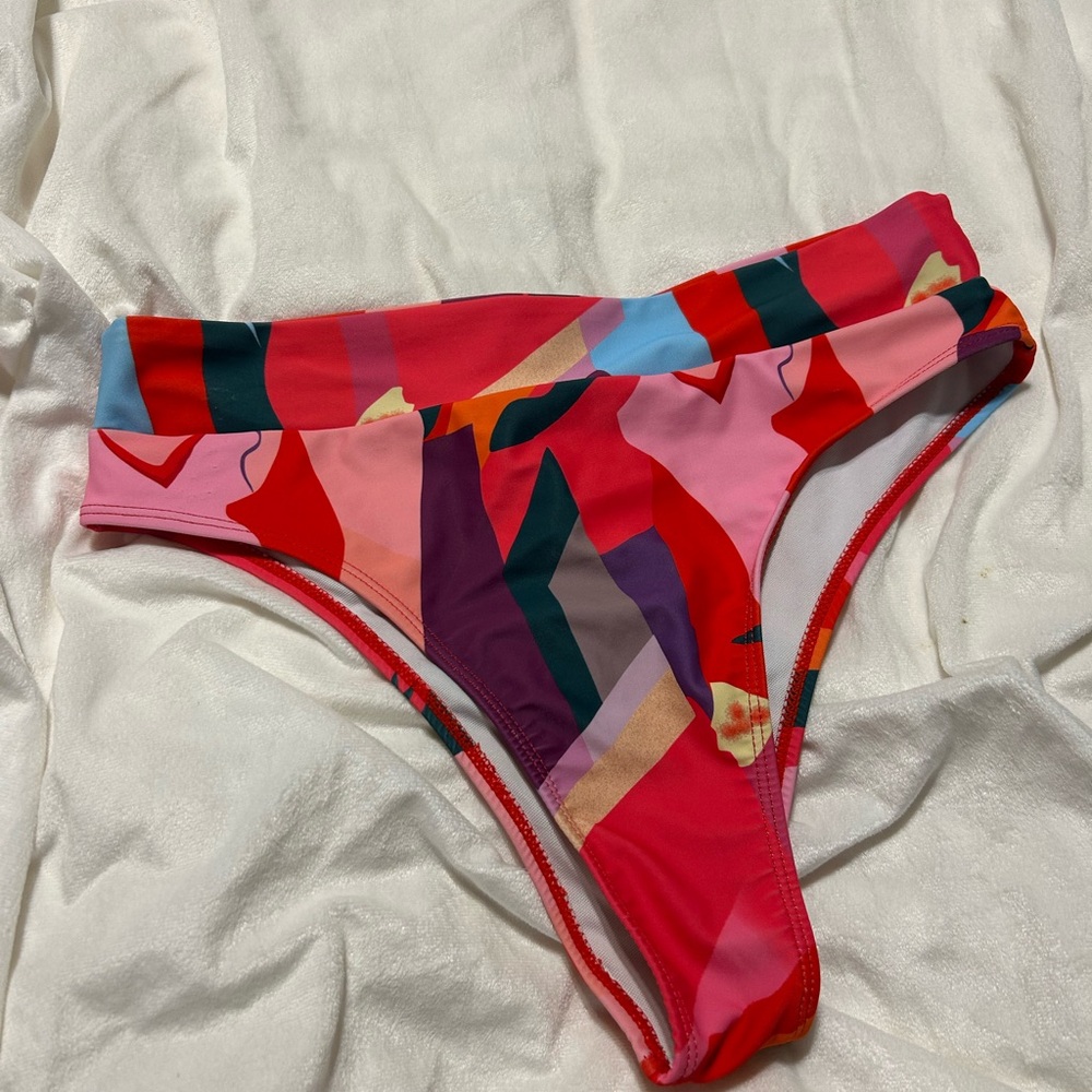 Colorful Abstract Bikini Bottom